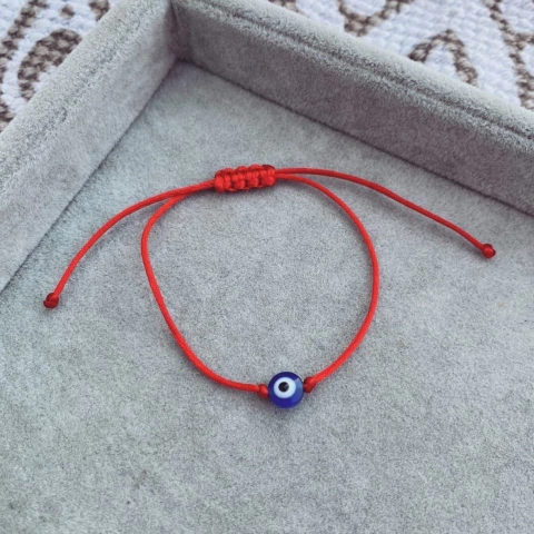 Pulsera Ojito Basic roja Hilo - A3