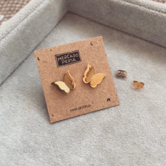 Aros Maripy Gold - Acero dorado X4.G