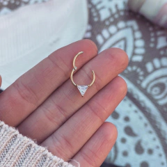 Cierra Fàcil Triàngulo Cristal Gold - Acero Dorado M6 - comprar online