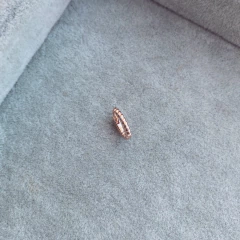 Aro Clack Phone Rose - Plata 925 Bañada en rose X3.B - comprar online