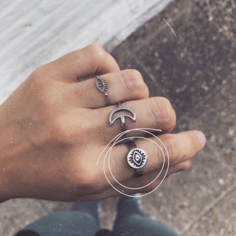 Anillo Ankhen o Acero quirúrgico Z15