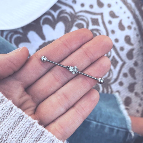 Barra Denky - Acero quirúrgico C14.i