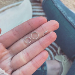 Aro Twist Barrita - Plata 925 W11 en internet