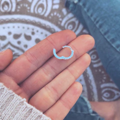 Aro Rainbow Pastel - Plata 925 V22.A en internet