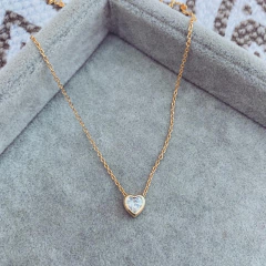 Collar Love You Gold - Plata 925 bañada en oro W12.V