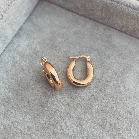 Aros Chunk Gold - Acero Dorado L9 bis en internet