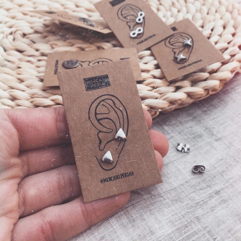 Aros Triángulo Gordito - Acero quirúrgico V8.D