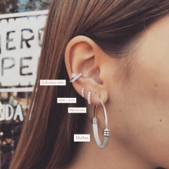 Aro Manhattan - Plata 925 V6.H - comprar online