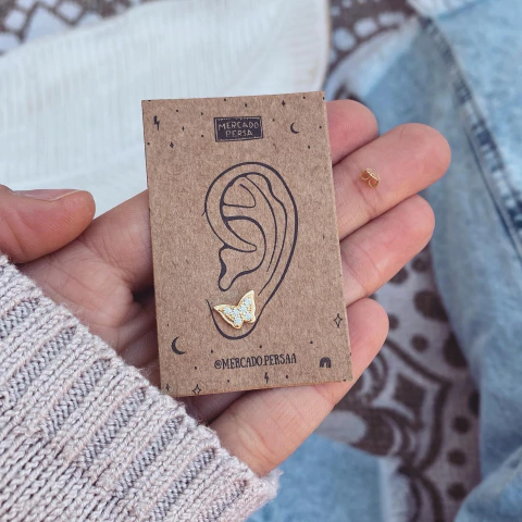 Aro Maripy Shine Gold - Plata 925 bañada en oro X2.H