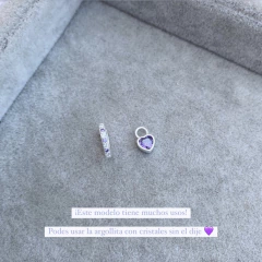 Aro Susan Lila - Plata 925 X9.G en internet