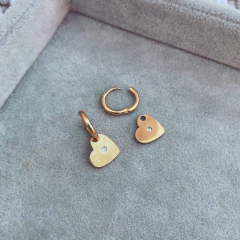 Aros Luxxe Love Gold - Acero dorado Y21.E en internet