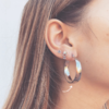 Aros Luisina Finos Degrade - Acero quirúrgico W4 Bis