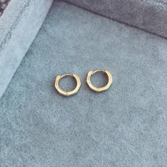 Aros Emakel Gold - Plata 925 bañada en oro C25.G en internet