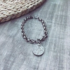 Pulsera san benito rolo común - Acero quirúrgico F3