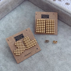 Aros Silket Formas Gold - Acero dorado O4 - comprar online