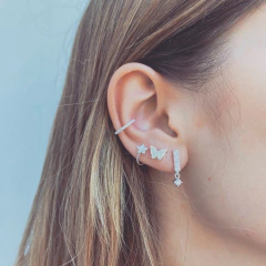 Aros Palito Shine - Plata 925 V1.D - comprar online