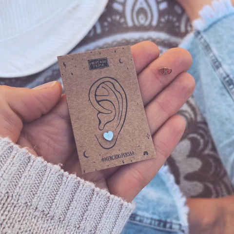 Aro Basic Corazón- Acero Quirúrgico D5 bis