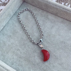 Pulsera Luna Stone - Acero quirúrgico ABC - Tienda Mercado Persa
