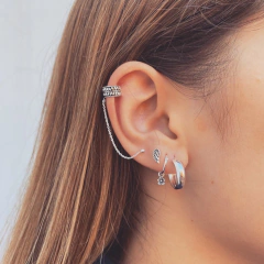 Cuff Cadena Albero - Plata 925 W10 - comprar online