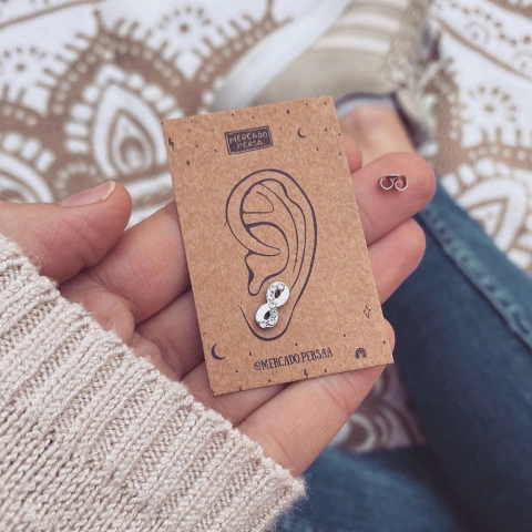 Aro Infinito Shine - Acero Quirúrgico Y13