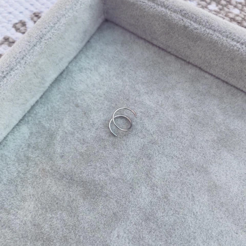 Aro Pach Doble Agujerito - Acero quirúrgico C27.F