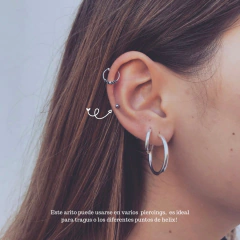 Aro Bolita Rosca Adelante - Acero quirúrgico X9.F - comprar online