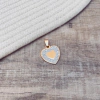 ? Dije Corazón Shine Gold - Acero Dorado D5 - comprar online