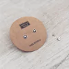 Aritos miniatura amor o Plata 925 ¡Por par o unidad V3.E