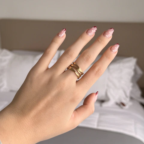 Anillo Femme gold - Acero Dorado X13