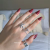 Anillo Mariposis White - Acero blanco A6 - comprar online
