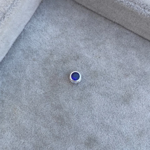 Dije Susanito Circulo Blue - Plata 925 W8 - comprar online