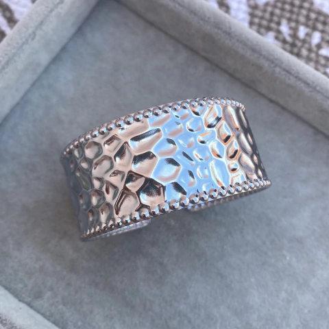 Pulsera Ancha Clei - Acero quirúrgico G5.bis