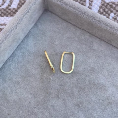 Aros Clippu Gold - Plata 925 bañada en Oro M34.D - comprar online