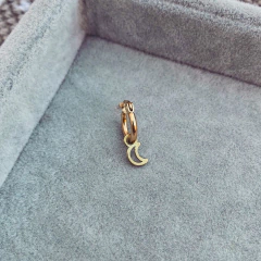 Argollita Lulun Gold - Acero dorado A16.i - comprar online