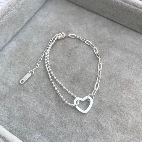 Pulsera Combicor White - Acero Blanco A7 - comprar online