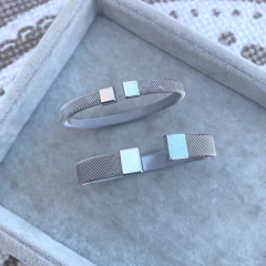 Pulsera Rigida Malla - Acero quirúrgico A5 - Tienda Mercado Persa