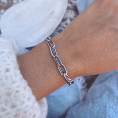 Pulsera Links Candado - Acero quirúrgico AA.3 en internet