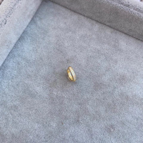 Aro Dely Gold - Plata 925 bañada en Oro M34.B - comprar online