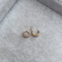 Aro Cierra Fácil Triple Gold - Acero Dorado X2.B - Tienda Mercado Persa