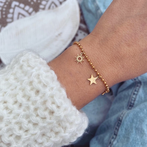 Pulsera Astros Gold - Acero Dorado C13 bis - comprar online