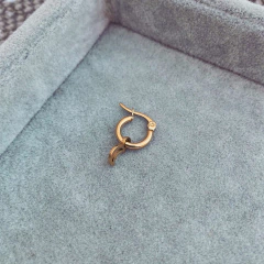 Argollita Lulun Gold - Acero dorado A16.i - comprar online