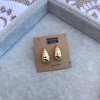 Aros Gota Lines Gold - Acerado + acero dorado M32.H