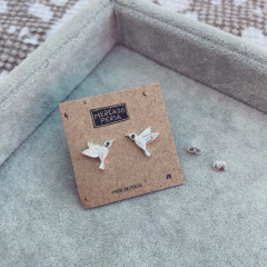 Aros Colibrí Alah - Plata 925 W17.D