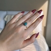 Anillo Gotinu turquesa - Alpaca de la India + Piedra natural G3.bis - comprar online