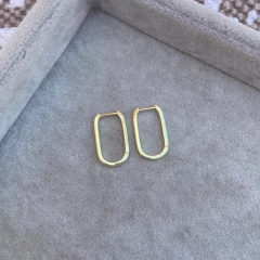 Aros Clippu Gold - Plata 925 bañada en Oro M34.D en internet