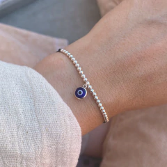 Pulsera Hilo Rojo + Ojito - Plata 925 e Hilo de Seda Y21.A en internet