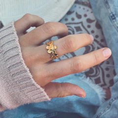 Anillo Spring gold - Acero Dorado Z15 en internet