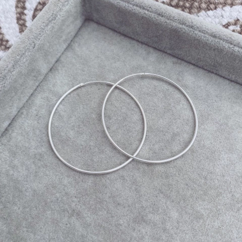 Aros Mega Báscias - Plata 925 W4.B