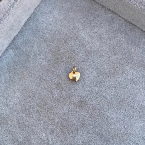 Dije Heart mini Gold - Acero Dorado L13 - comprar online