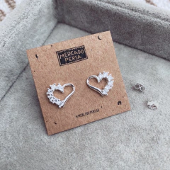 Aros Corazon Dua - Plata 925 W12.R - comprar online